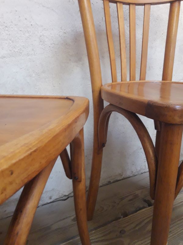 Series of 4 Luterma bistro chairs