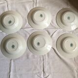 6 Terre de Fer soup plates