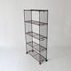 vintage metal bookshelf shelf design Multistrux by Multimueble