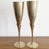 Coupe champagne laiton 1970