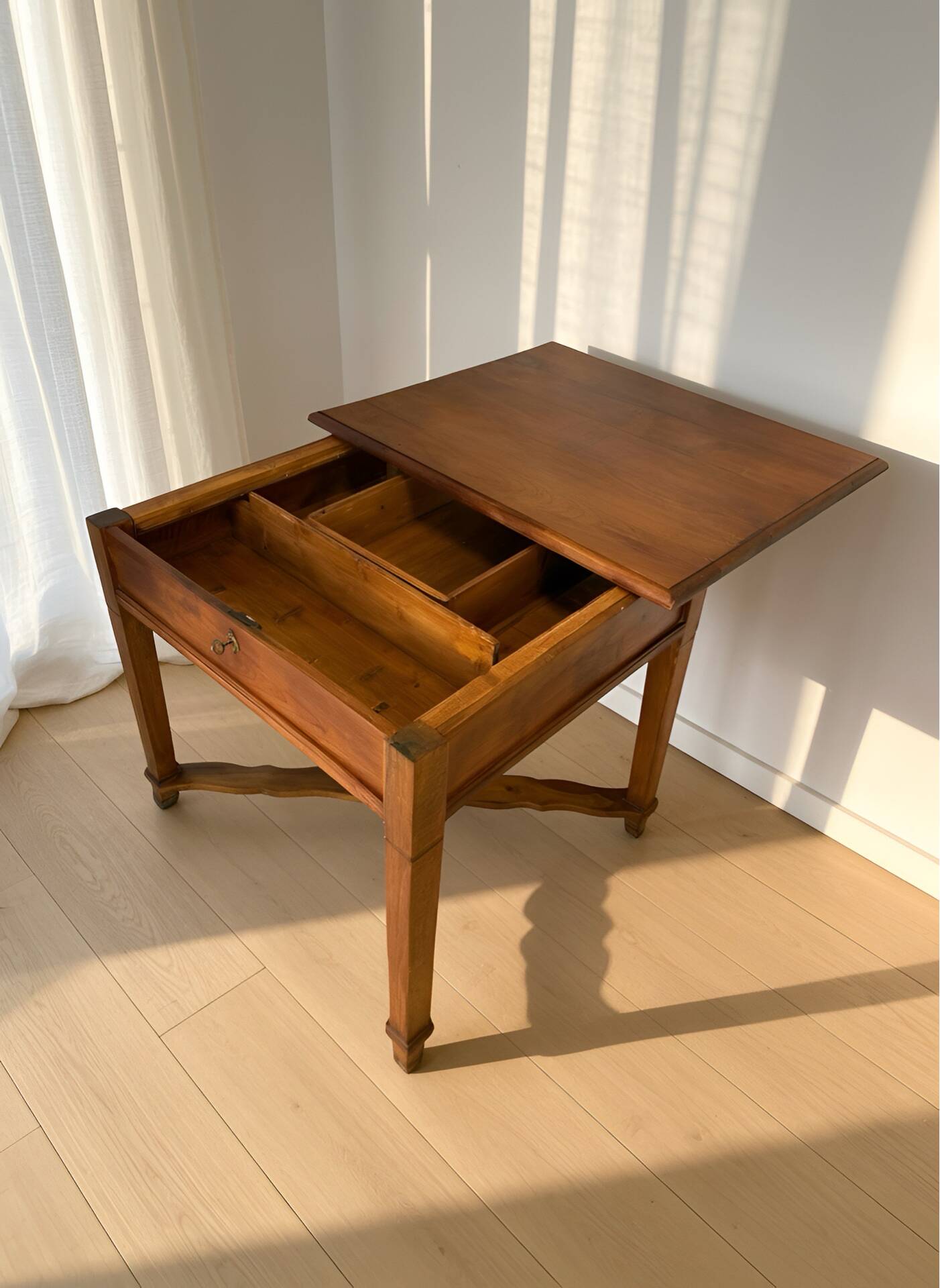 Italian antique walnut table