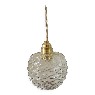 Suspension globe vintage "Ananas"