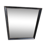 Rectangular black mirror 127Cm