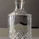 Vintage cut crystal whiskey decanter