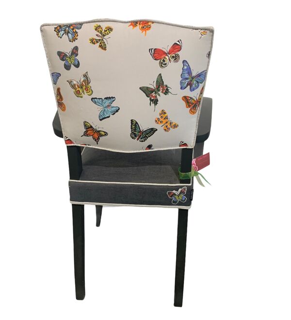 Fauteuil bridge papillons