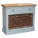 Vintage wooden furniture for 45 wine bottles with a drawer.
