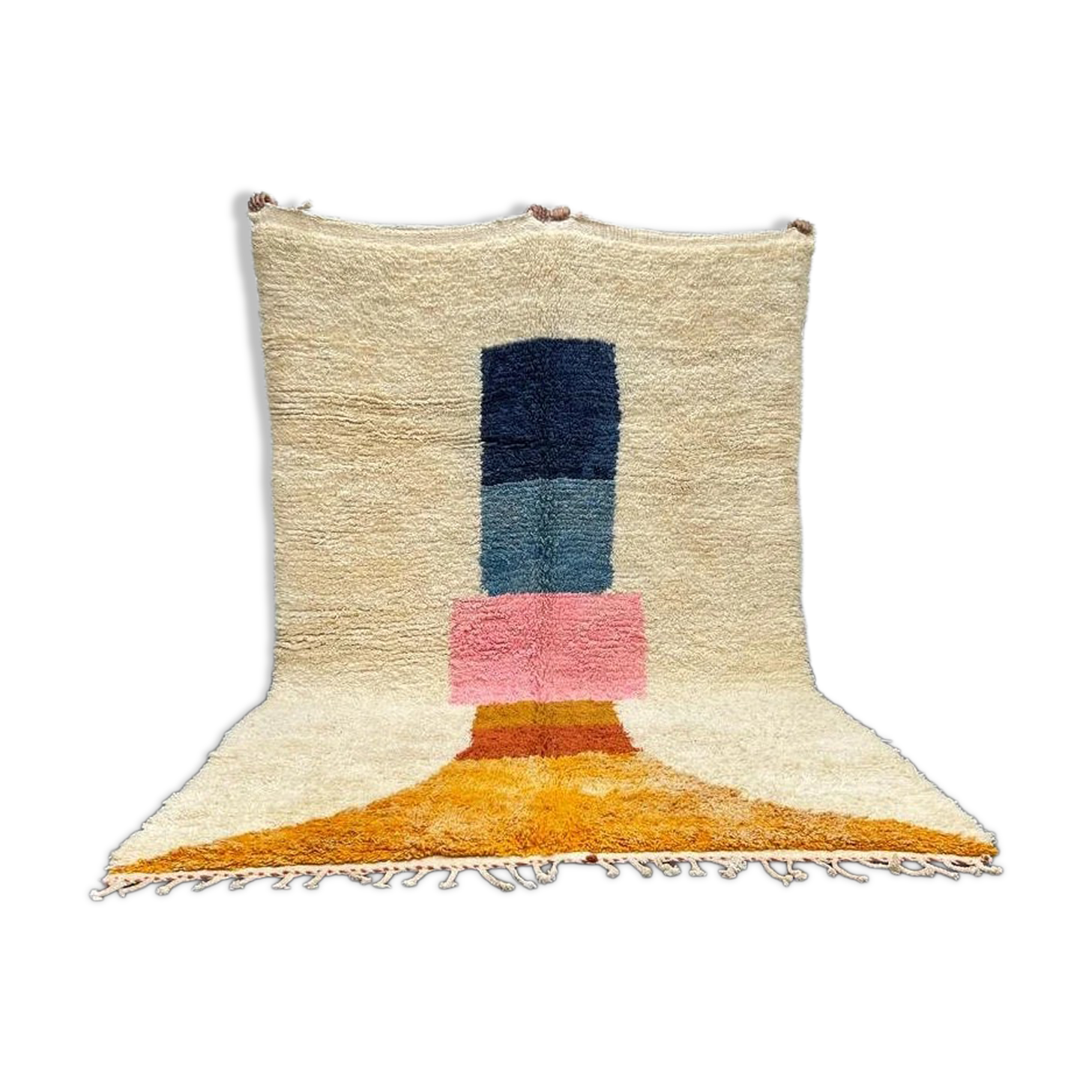 Traditional Moroccan handwoven rug 2.5x1.5 m