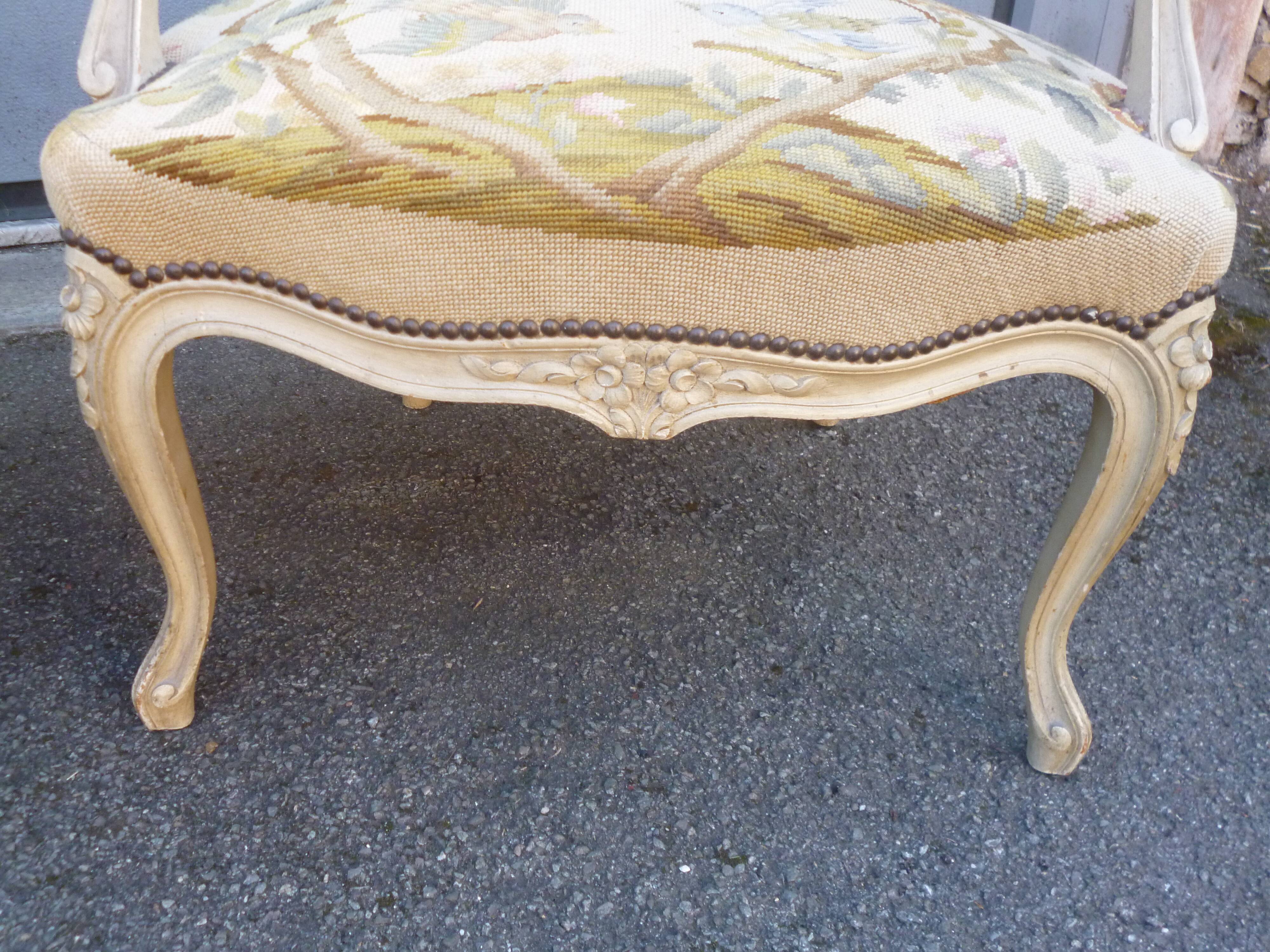 Beautiful pair of Louis xv armchair