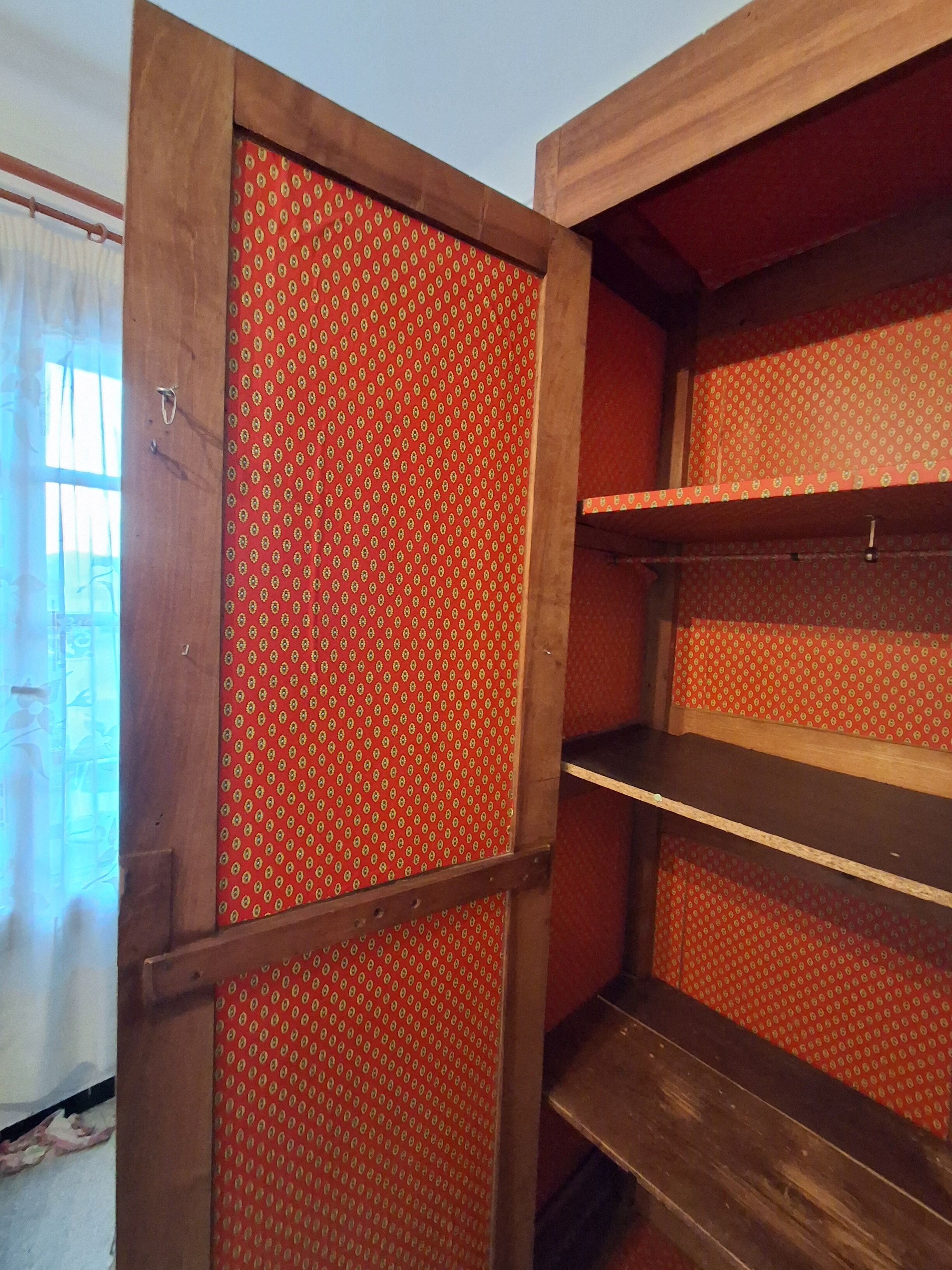 Antique walnut wardrobe