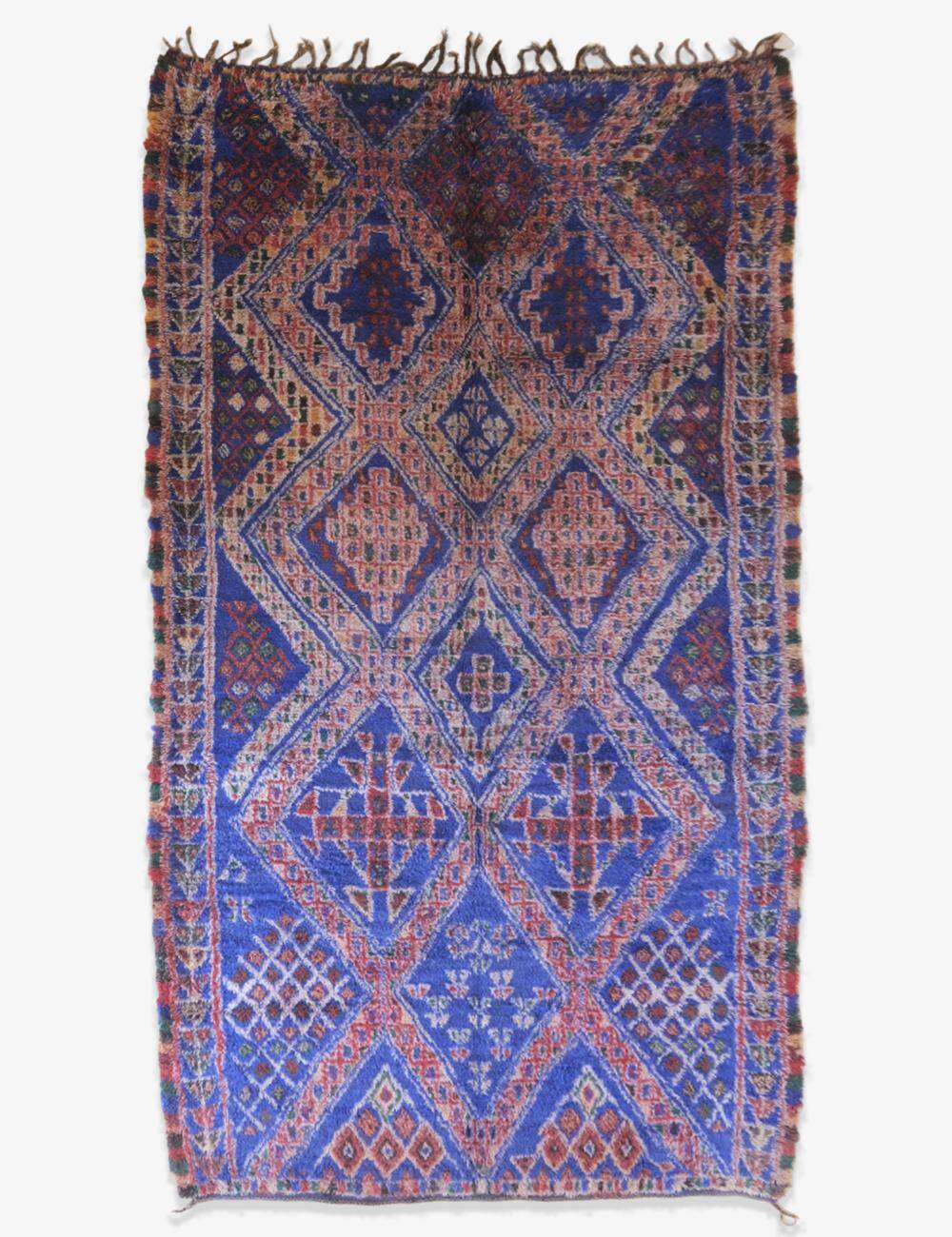 Collector's Indigo Blue Rug - 387 x 195 cm