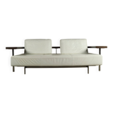 Rolf Benz Dono sofa by Christian Werner in white leather, 1990s