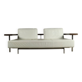 Rolf Benz Dono sofa by Christian Werner in white leather, 1990s