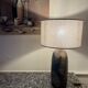Lampe en grès vernissé