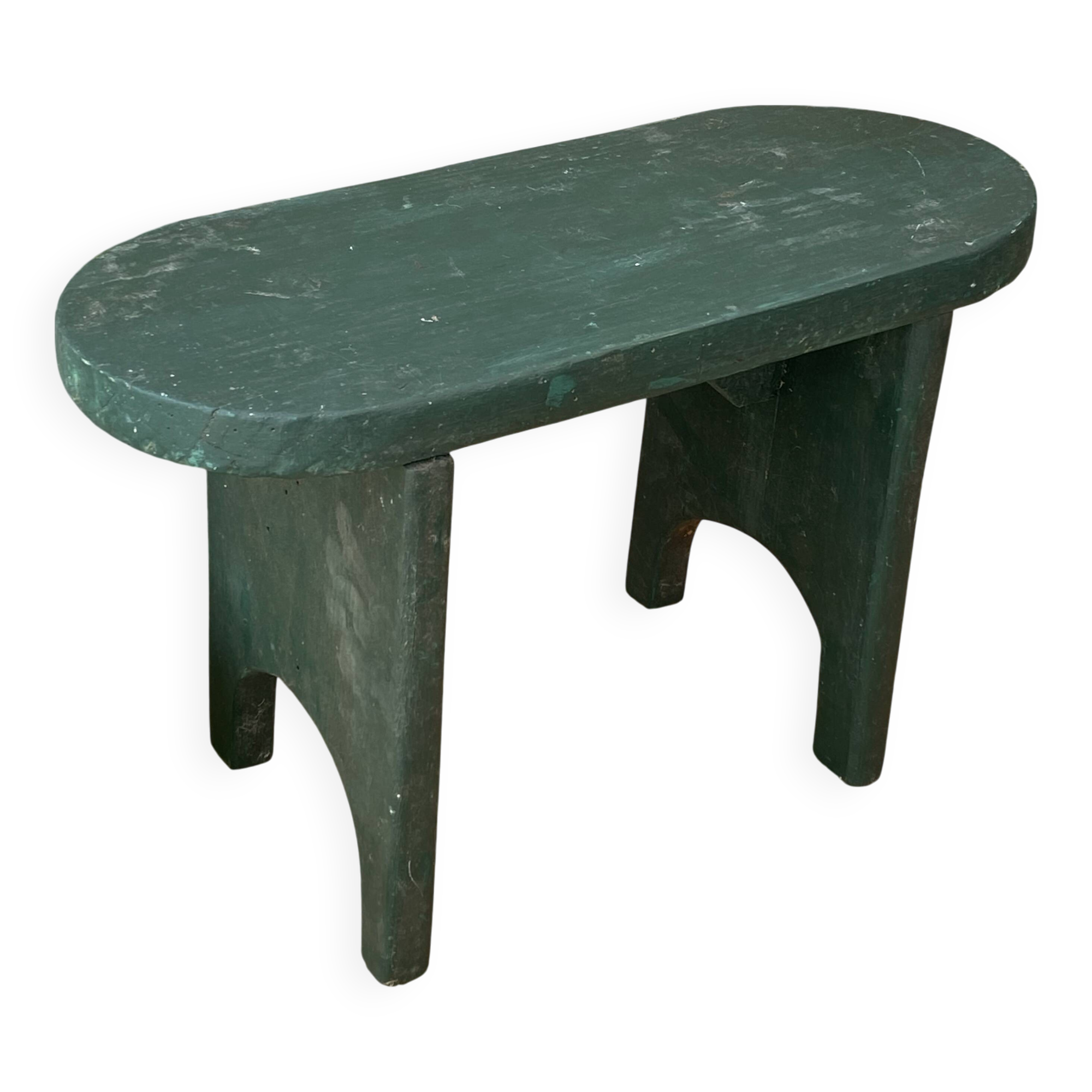 Small solid wood bench