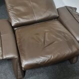 Vintage leather easy chair by Erpo