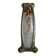 Earthenware column KG Lunéville vine leaves Art Nouveau 1920 - 81.5 cm