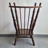 Pair of vintage brutalist armchairs from the 1970s.