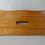 Old small wooden bench walking foot