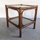 Pair of bamboo bedside tables or sofa ends from the 60s/70s