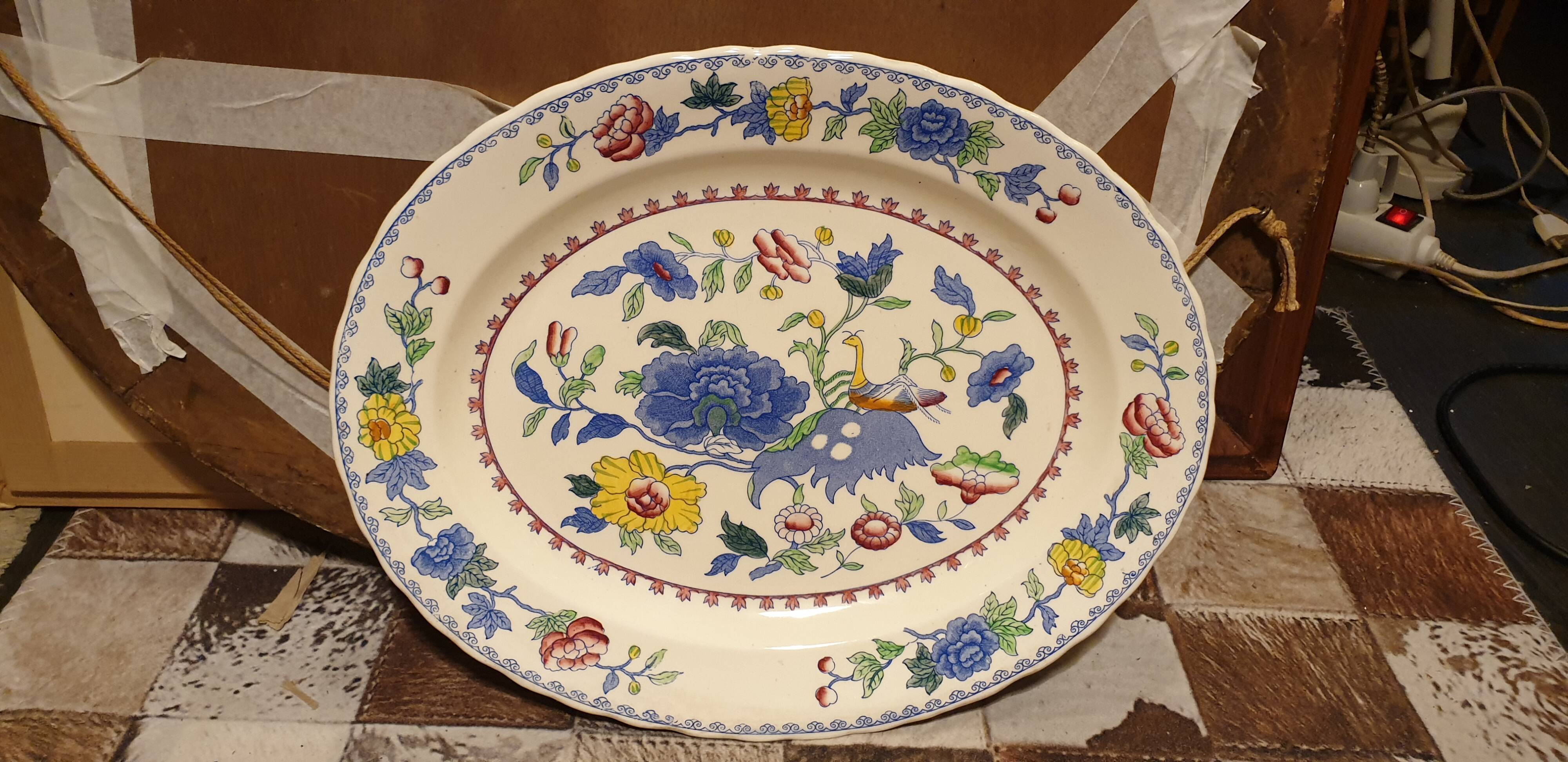 English ceramic dish