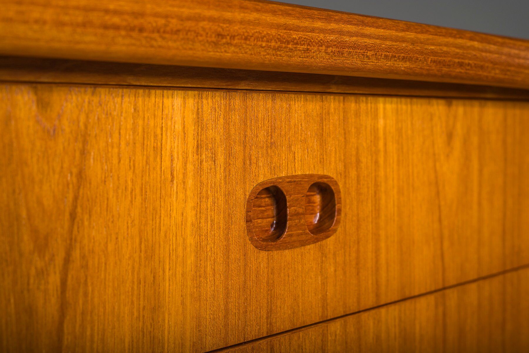 Mid-century Scandinavian modern teak sideboard by Harry Østergaard for Randers Møbelfabrik, 1960s