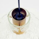 Mid-Century Bubble Glass & Brass Ceiling Light/Pendant by Helena Tynell for Limburg, Germany, 1960s