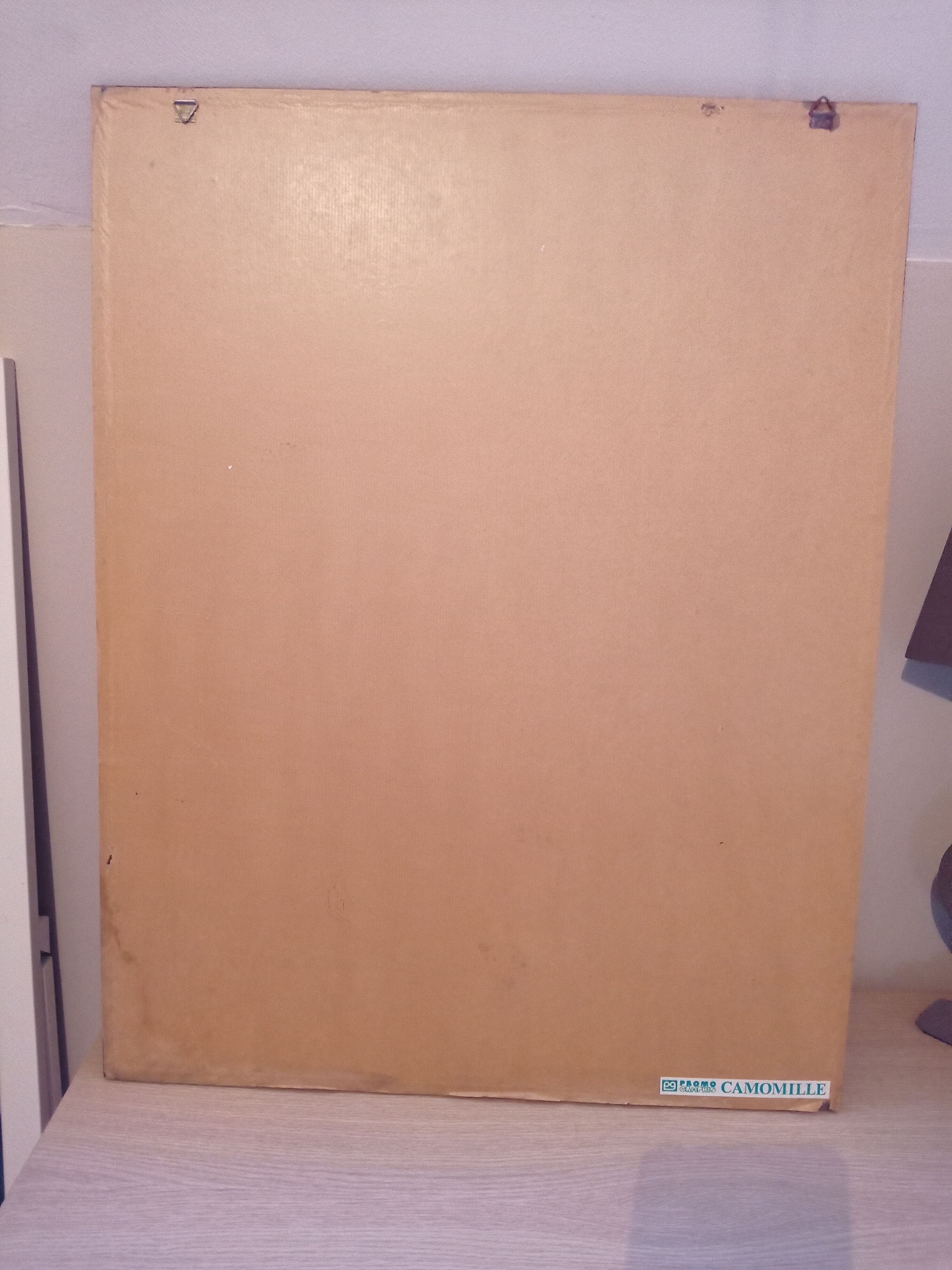 Oil on flaxseed canvas on chamomile wood