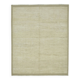 Tapis en laine beige fait main de style tribal de 253 cm x 310 cm