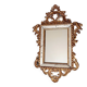 Antique gilded wooden mirror with mouldings, Louis XV style.