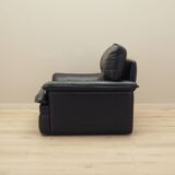 Leather armchair, Italian design, 1960s, production: Italy