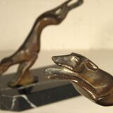 Serre - livres art deco bronze sur marbre