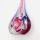Oball Murano Vase - Sommerso - 24k Gold - Labeled - H30cm/1.17kg