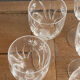 8 crystal stem glasses model Lude