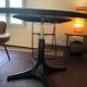 Vintage Dining Table by Ilse Möbel, 1960s, Round and Black