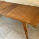 Vintage extendable oak table from the 50s