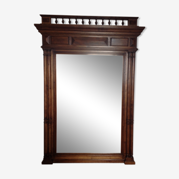 Old trumeau mirror 90x130cm