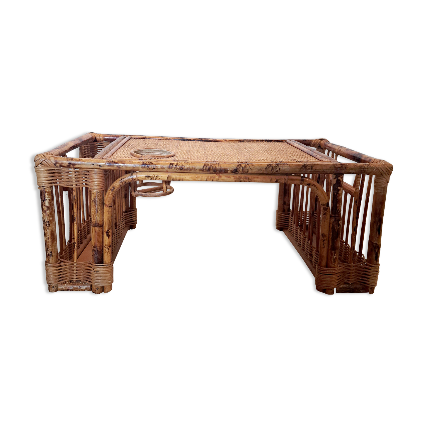 Rattan breakfast tray