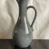 Green vintage ceramic vase