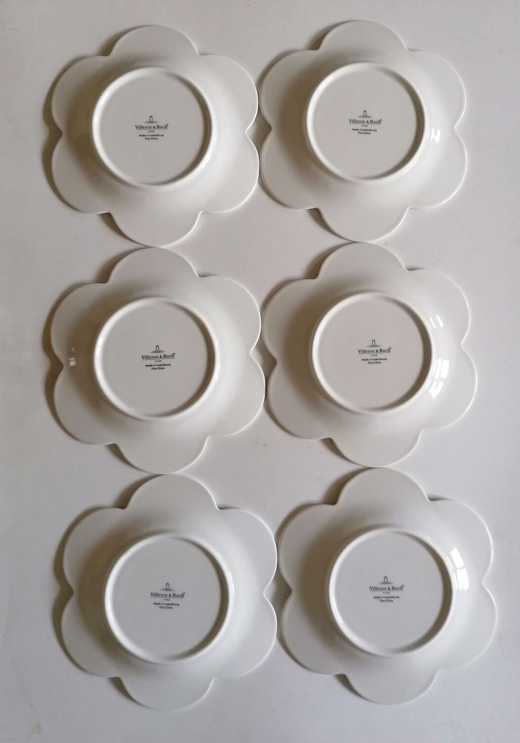 6 dessert plates Villeroy and Boch