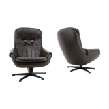 Scandinavian leather armchairs by Peem, 1970