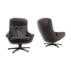 Scandinavian leather armchairs by Peem, 1970