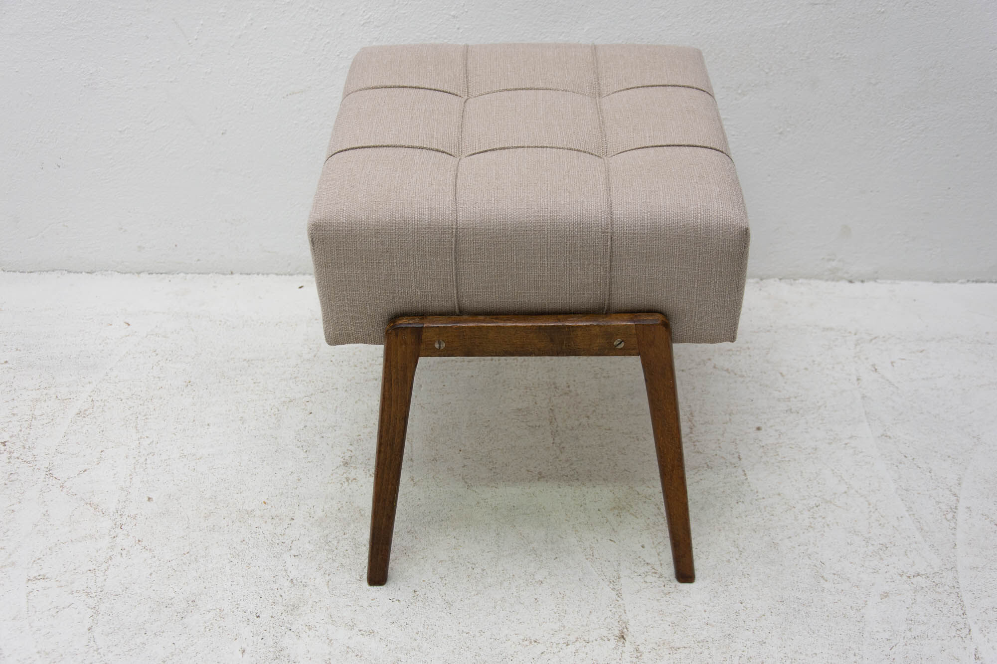 Tabouret en bois 1970, Tchécoslovaquie