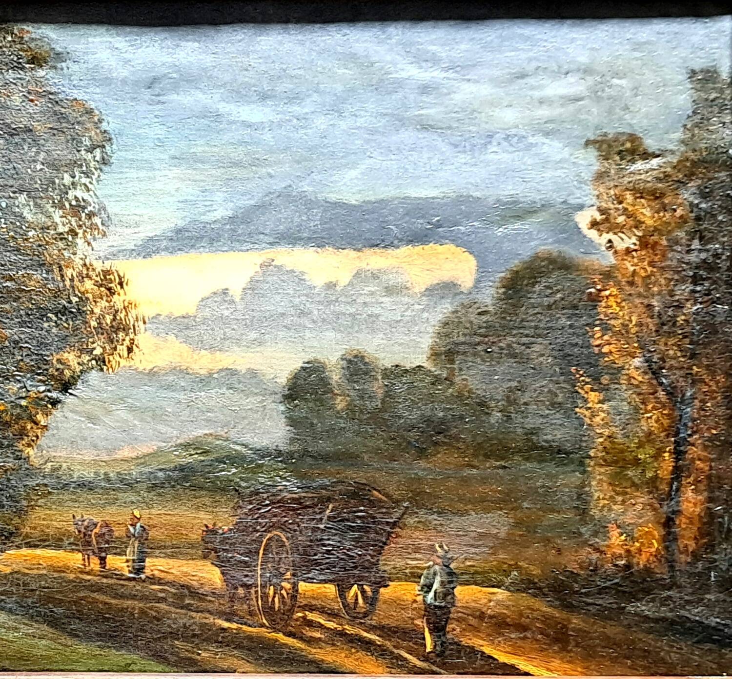 Impressionist painting - oil on canvas 1850 - HST French school