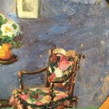 Painting bouquet of flowers