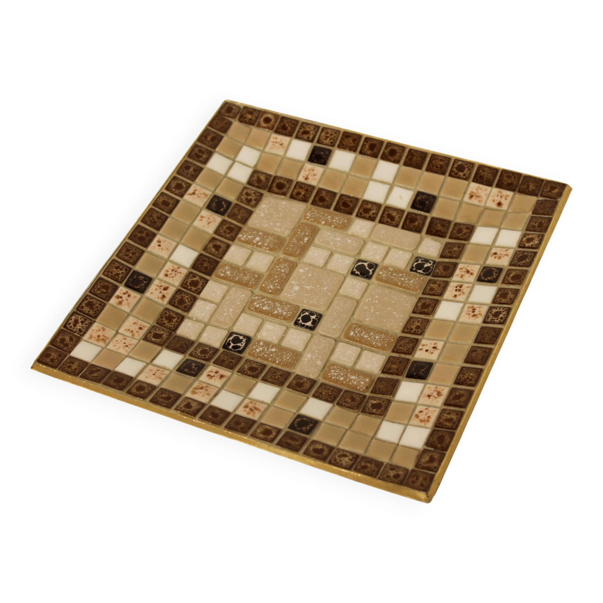 Vintage mosaic pocket emptier