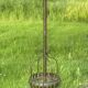 Coat rack called jellyfish, umbrella cane holder, iron and wood bistro parrot