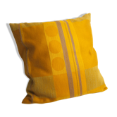 60's Square moire fabric textile cushion