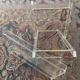 Small side table in Plexiglas 1970