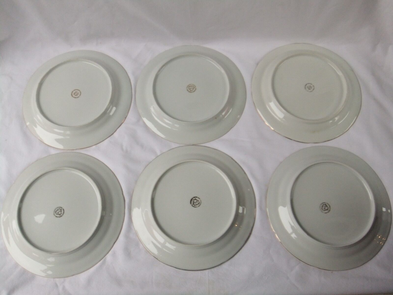 6 Limoge plates service porcelain cover