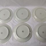 6 Limoge plates service porcelain cover
